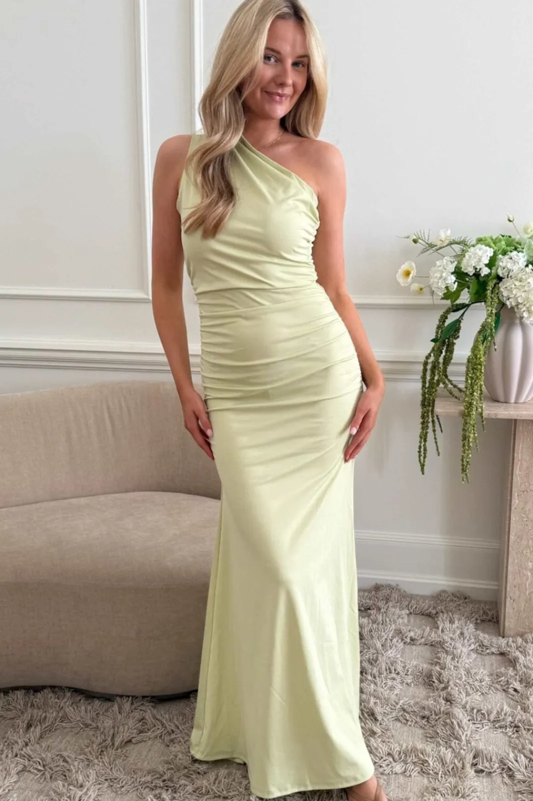 Outlet BYIC Andreaic Maxi Dress A23768 Light Green