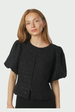 Sale Neo Noir Anela Boucle Blouse 166958 100