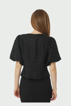 Sale Neo Noir Anela Boucle Blouse 166958 100
