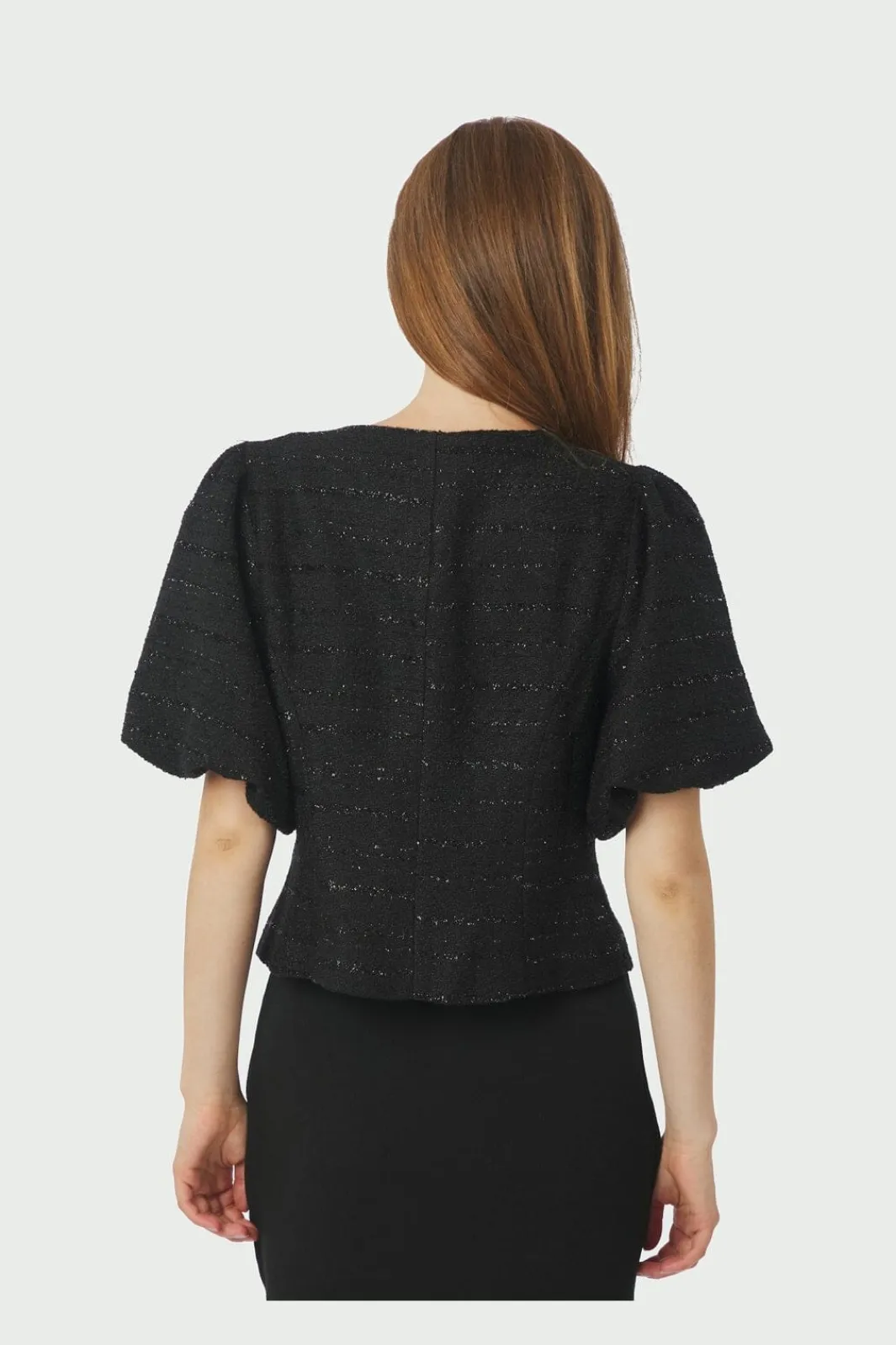 Sale Neo Noir Anela Boucle Blouse 166958 100