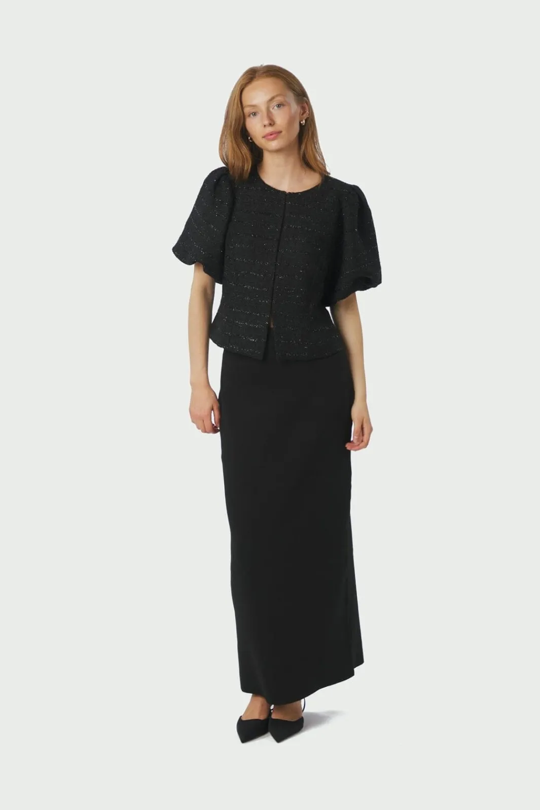 Sale Neo Noir Anela Boucle Blouse 166958 100