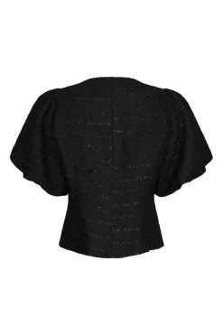 Sale Neo Noir Anela Boucle Blouse 166958 100