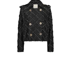 Clearance Gossia Angeliego Jacket G2717 Black/Offwhite