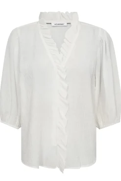 Clearance Co´Couture Anikacc Frill Ss Shirt 35905 11
