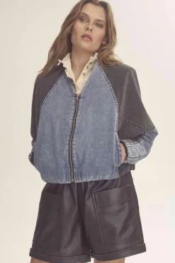 Sale Gossia Anikigo Jacket G2716 Black/Denim Mix