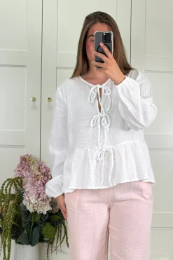 A-bee Annabelle Skjorte White