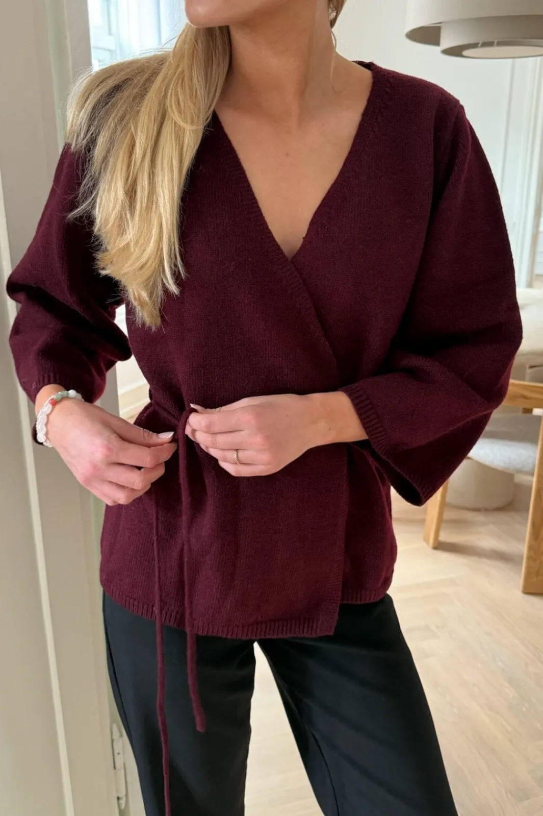 New BYIC Anneic Cardigan A079-1 Bordeaux