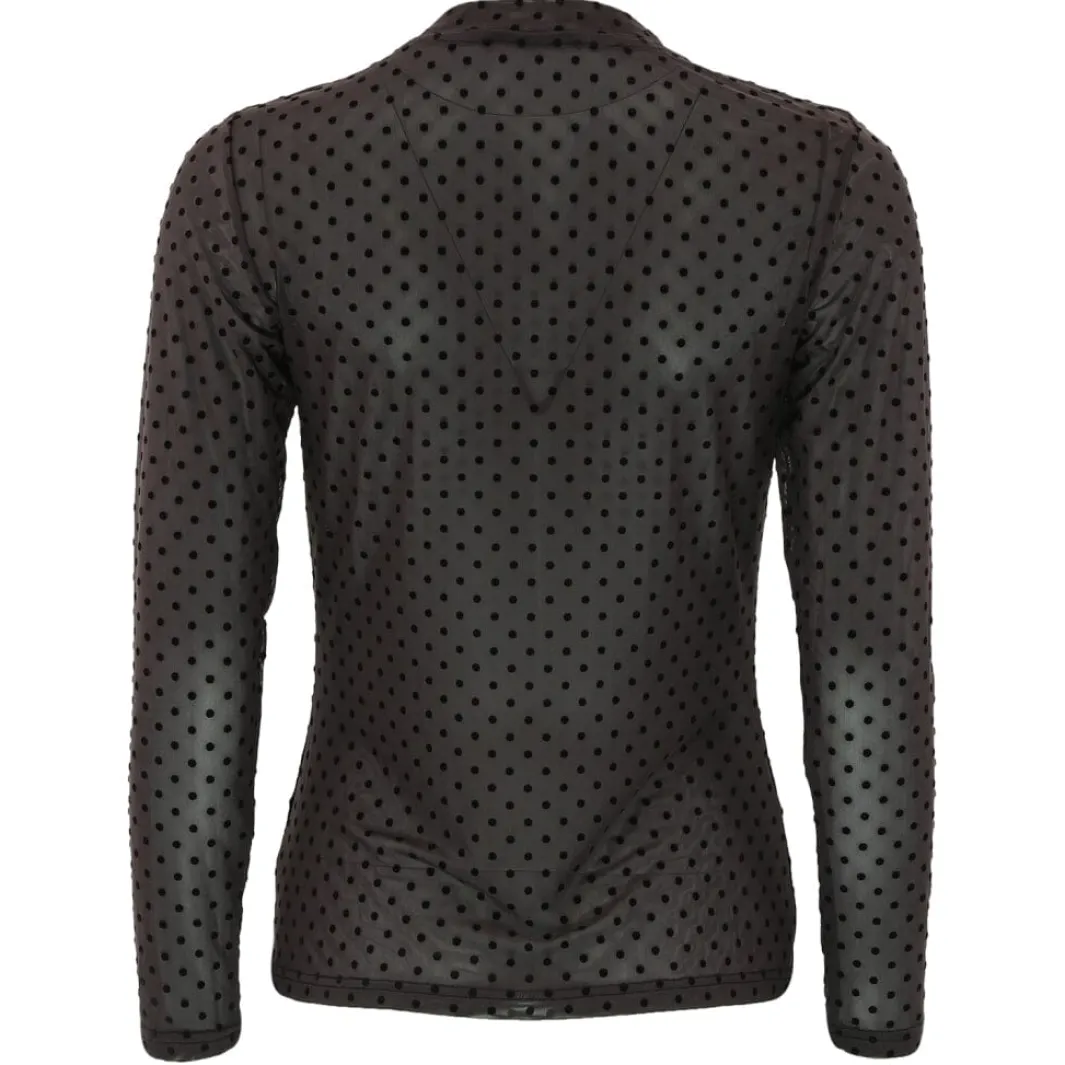 Continue Anni Mesh 15107 Brown With Black Dot