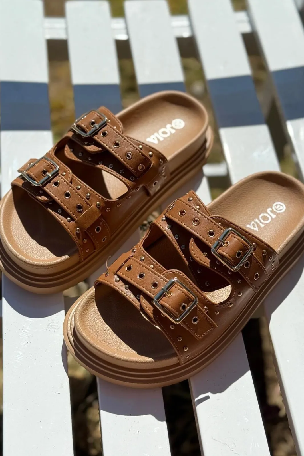 Hot Bloom Annika Sandal Camel