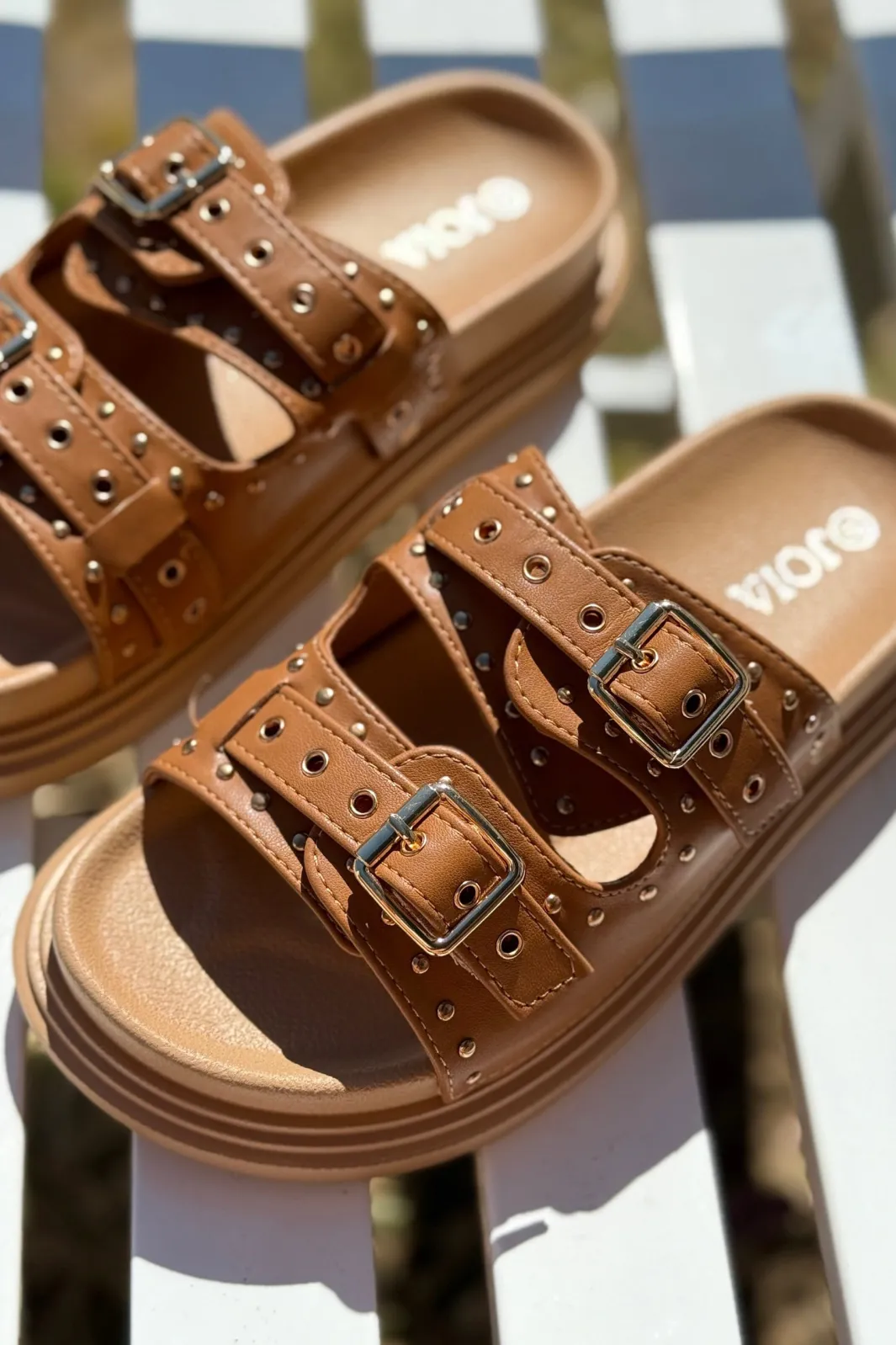 Hot Bloom Annika Sandal Camel