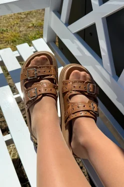 Hot Bloom Annika Sandal Camel