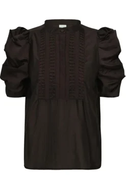 Best Gossia Annsofigo Lull Blouse G2573 Coffee