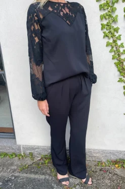 Neo Noir Antonia Crepe Jumpsuit Black