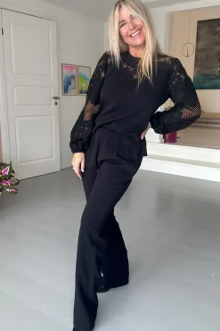 Neo Noir Antonia Crepe Jumpsuit Black