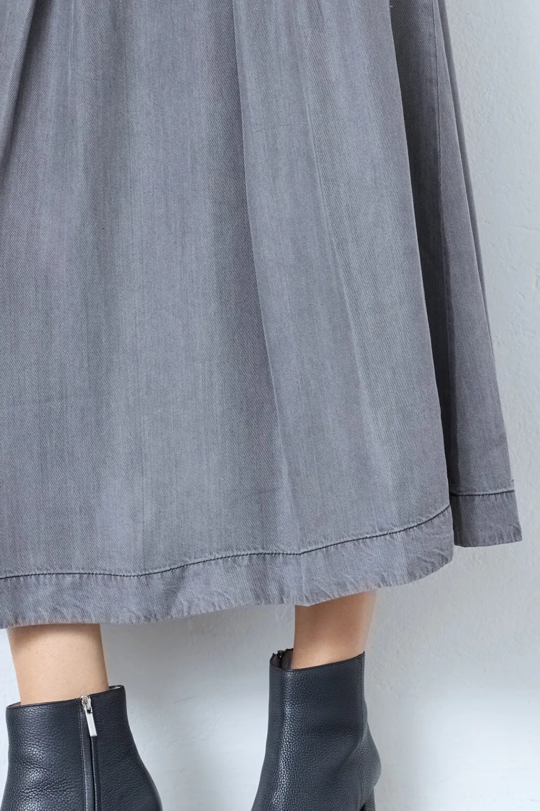 Hot Co´Couture Anyacc Denim Pleat Skirt 34181 139