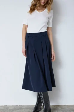 Hot Co´Couture Anyacc Midi Pleat Skirt 44040 120