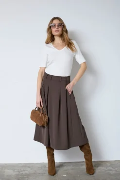 Outlet Co´Couture Anyacc Midi Pleat Skirt 44040 83