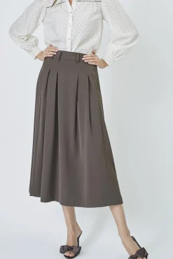 Outlet Co´Couture Anyacc Pleat Skirt 34178 83 Mocca
