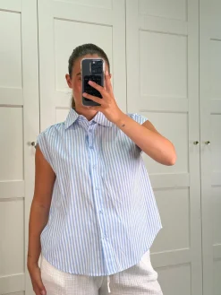 Best A-bee Apolline Stripe Top Blue