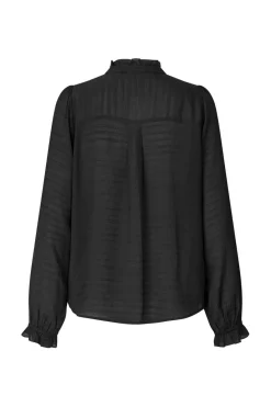 Hot Lollys Laundry Arielll Shirt Ls25418-1004 99 Black