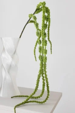 New Bloom Objects Artificial Amaranthus 6 Fork 02-179 Green