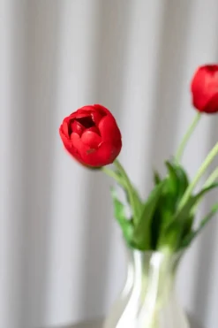Online Bloom Objects Artificial Laye Tulips 02-233 Red