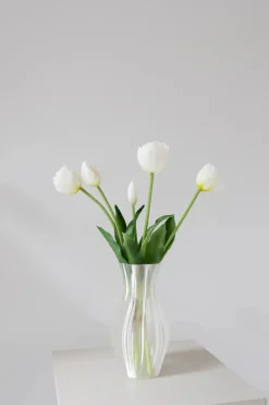 Best Bloom Objects Artificial Layered Tulips 02-174 White