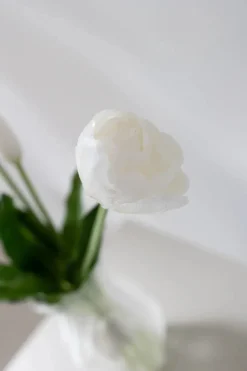 Best Bloom Objects Artificial Layered Tulips 02-174 White