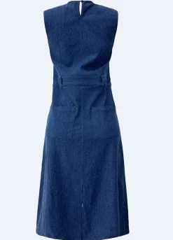 Clearance Liberte Asta Ns Long Dress 22183 Blue Denim