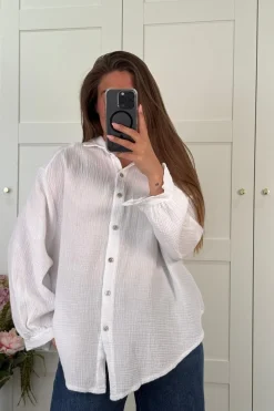 A-bee Asta Shirt Skjorte White