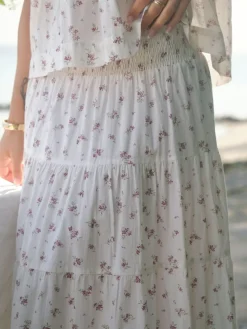 Sale Neo Noir Asta Small Blossom Skirt 165649 122