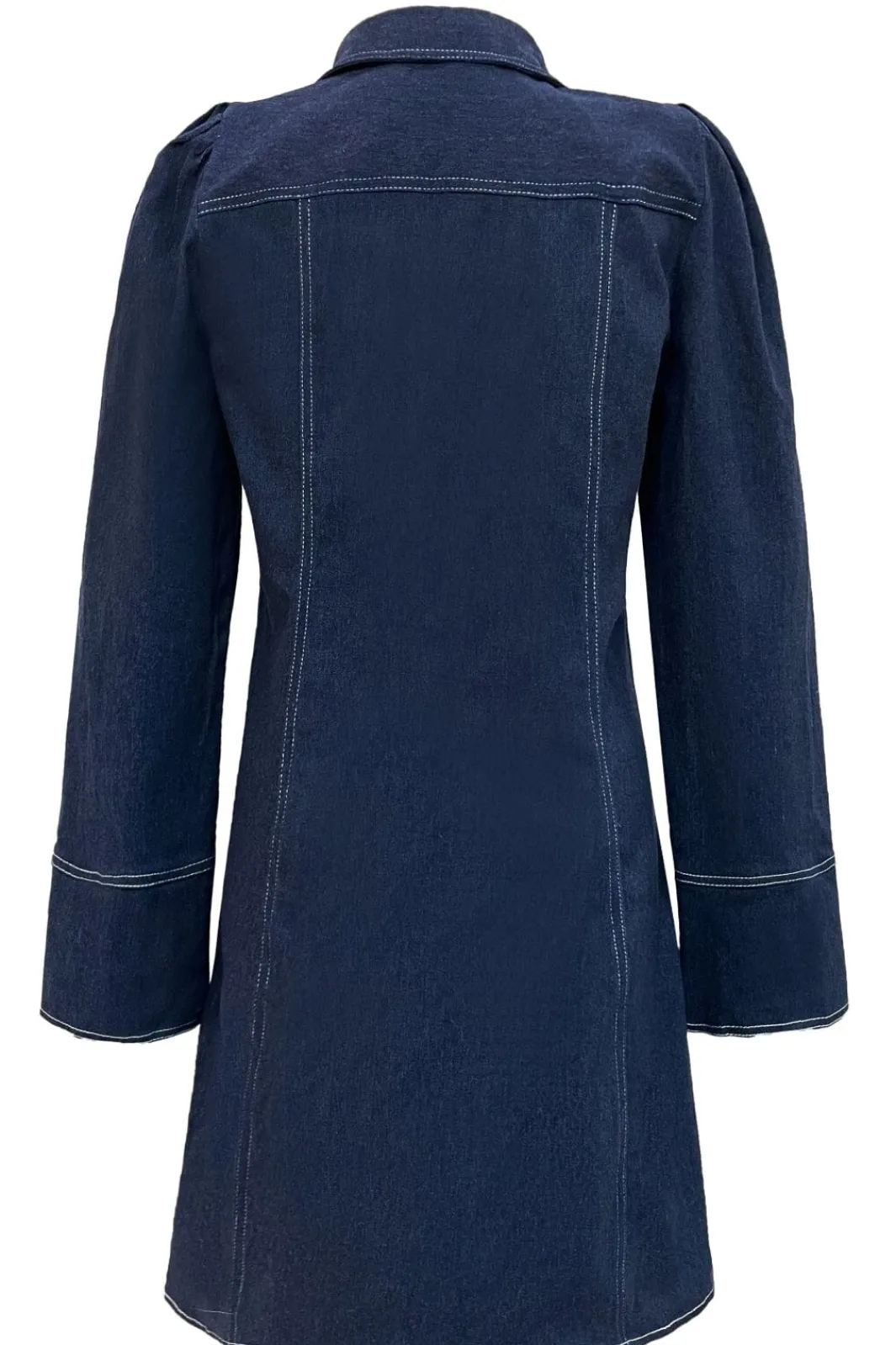 New Liberte Asta-V-Neck Dress Blue Denim