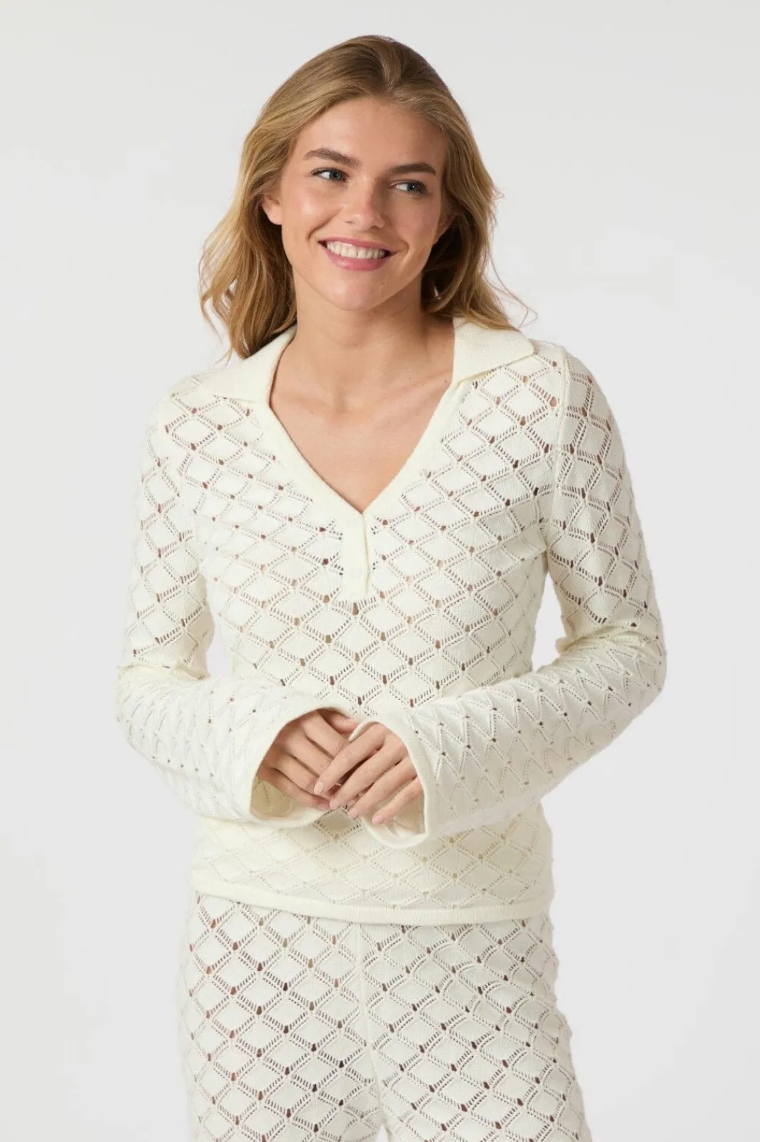 Neo Noir Aston Stitch Knit Blouse 164486 121
