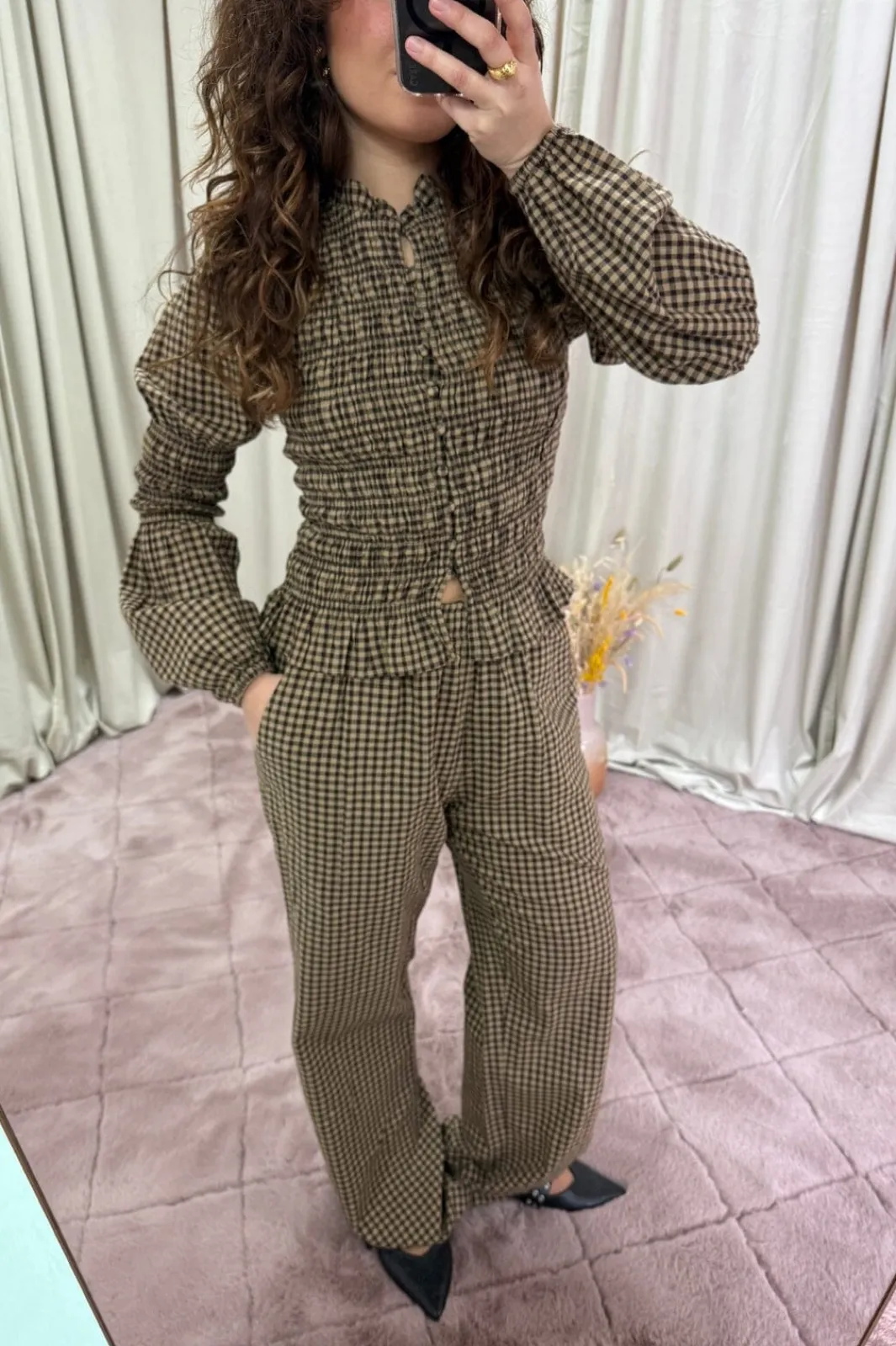 Hot Neo Noir Astra Check Pants 165414 210