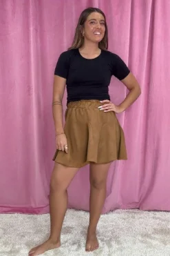Discount A-bee Astrid Skirt A Camel