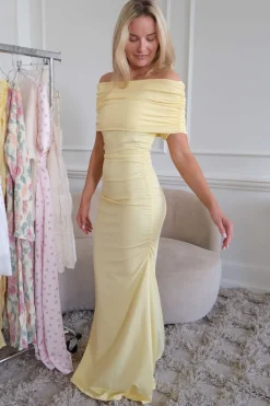 Discount BYIC Athenaic Maxi Dress A23945 Yellow