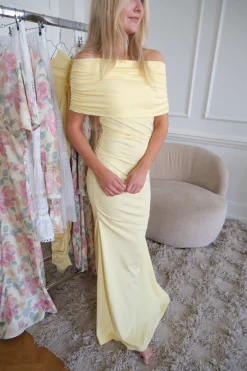 Discount BYIC Athenaic Maxi Dress A23945 Yellow