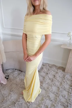 Discount BYIC Athenaic Maxi Dress A23945 Yellow