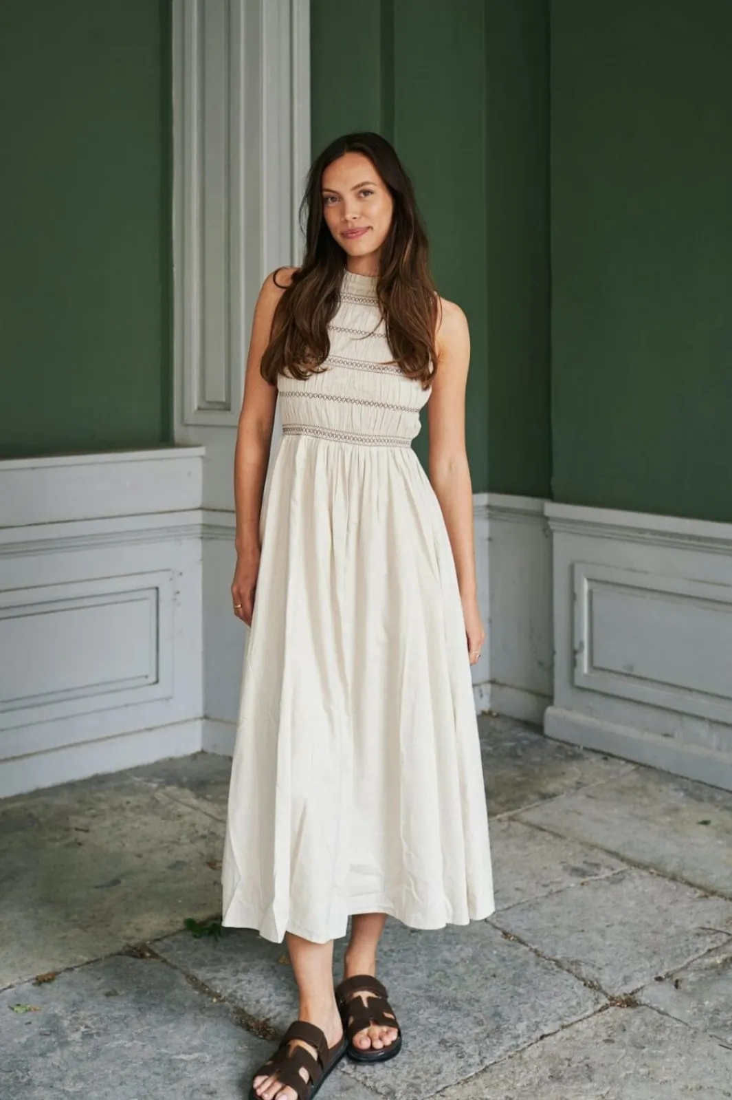 Online Neo Noir Atika Deco Smock Dress 166105 124