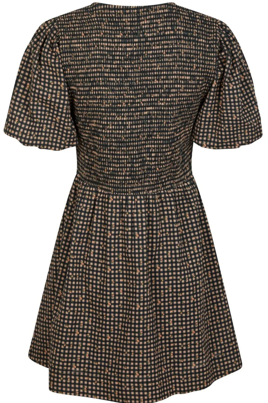 Neo Noir Auda Check Smock Dress 165419 100