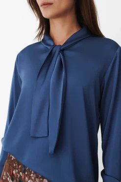 Best Karmamia Audrey Blouse 2238 Semi Rich Crown Blue