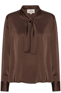 Clearance Karmamia Audrey Blouse 2235 Semi Rich Brown