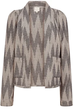 Online Gossia Augustego Jacket G2371 Brown Jacquard