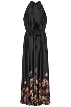 New Karmamia Ava Maxi Dress Black Blossom