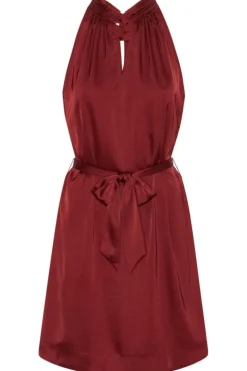 Clearance Karmamia Ava Mini Dress 2309 Semi Rich Merlot