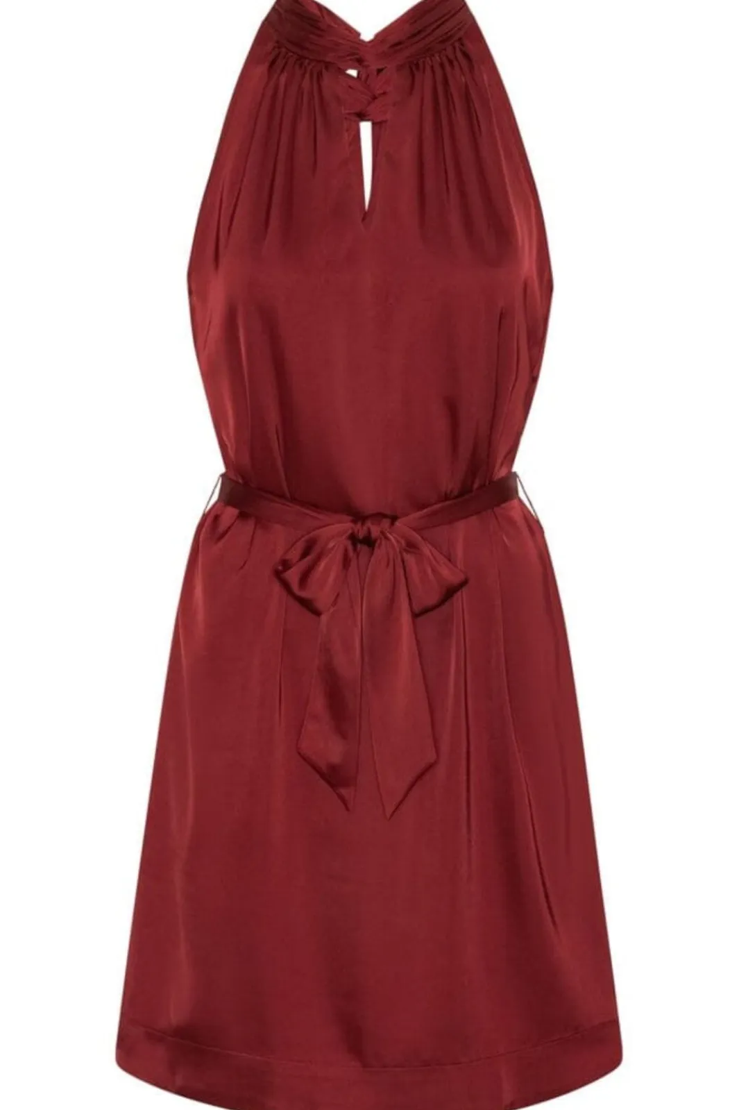 Clearance Karmamia Ava Mini Dress 2309 Semi Rich Merlot