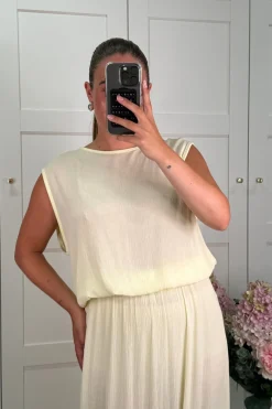 Hot A-bee Ava Top Light Yellow