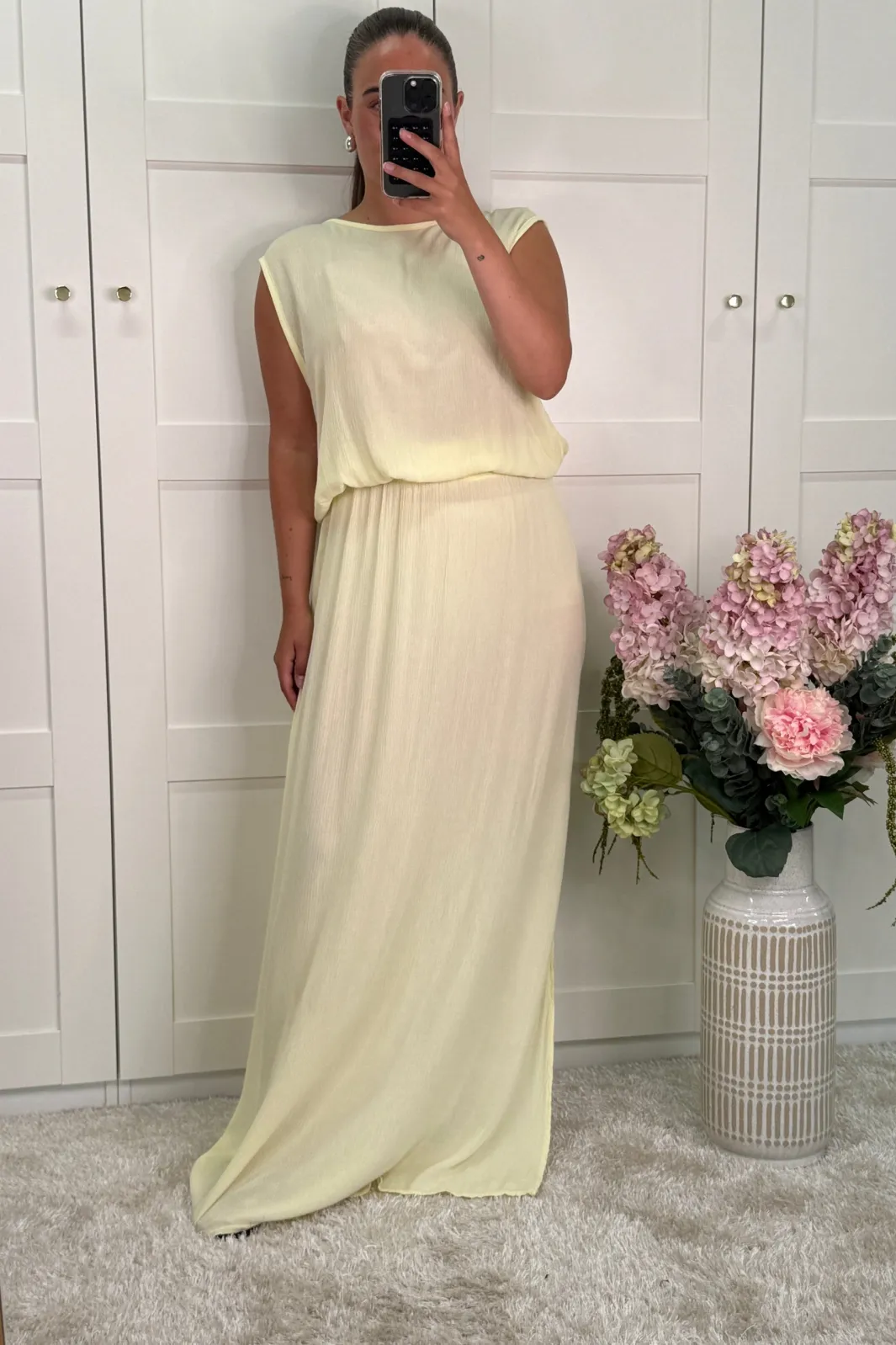 Hot A-bee Ava Top Light Yellow