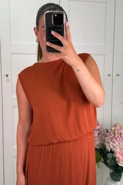 Discount A-bee Ava Top Rust