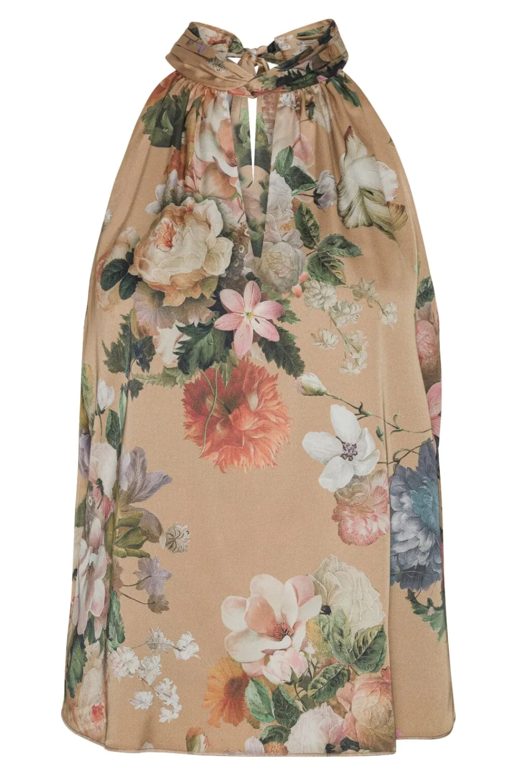 Clearance Karmamia Ava Top 2170 Taupe Bloom